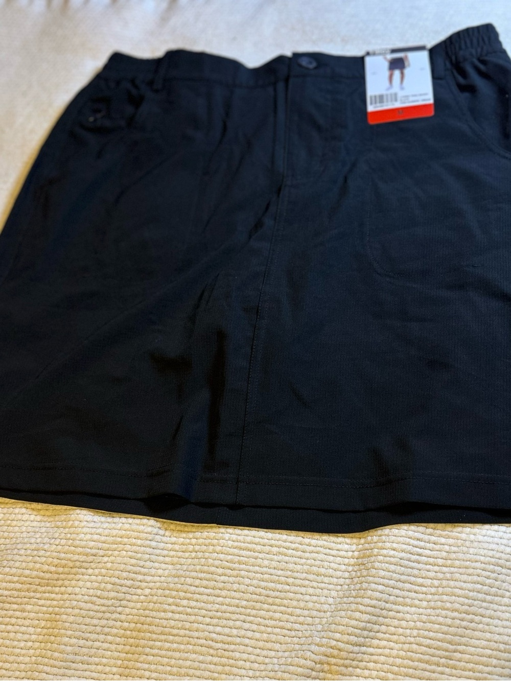 Women's Black Athletic Shorts - Performance Stretch